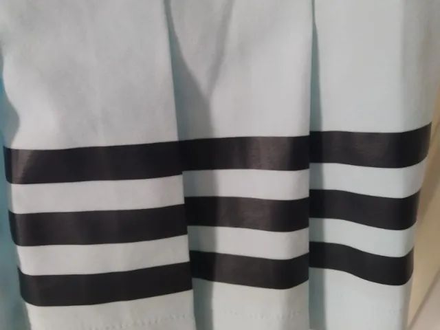 saia plissada adidas plus size xl azul claro - Foto 5