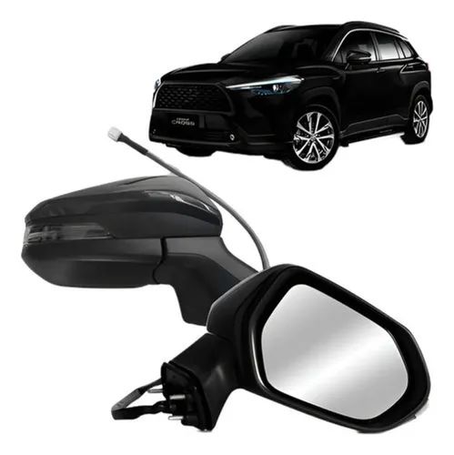 Par Retrovisor Elétrico Pisca Retrátil Corolla Cross 21 A
