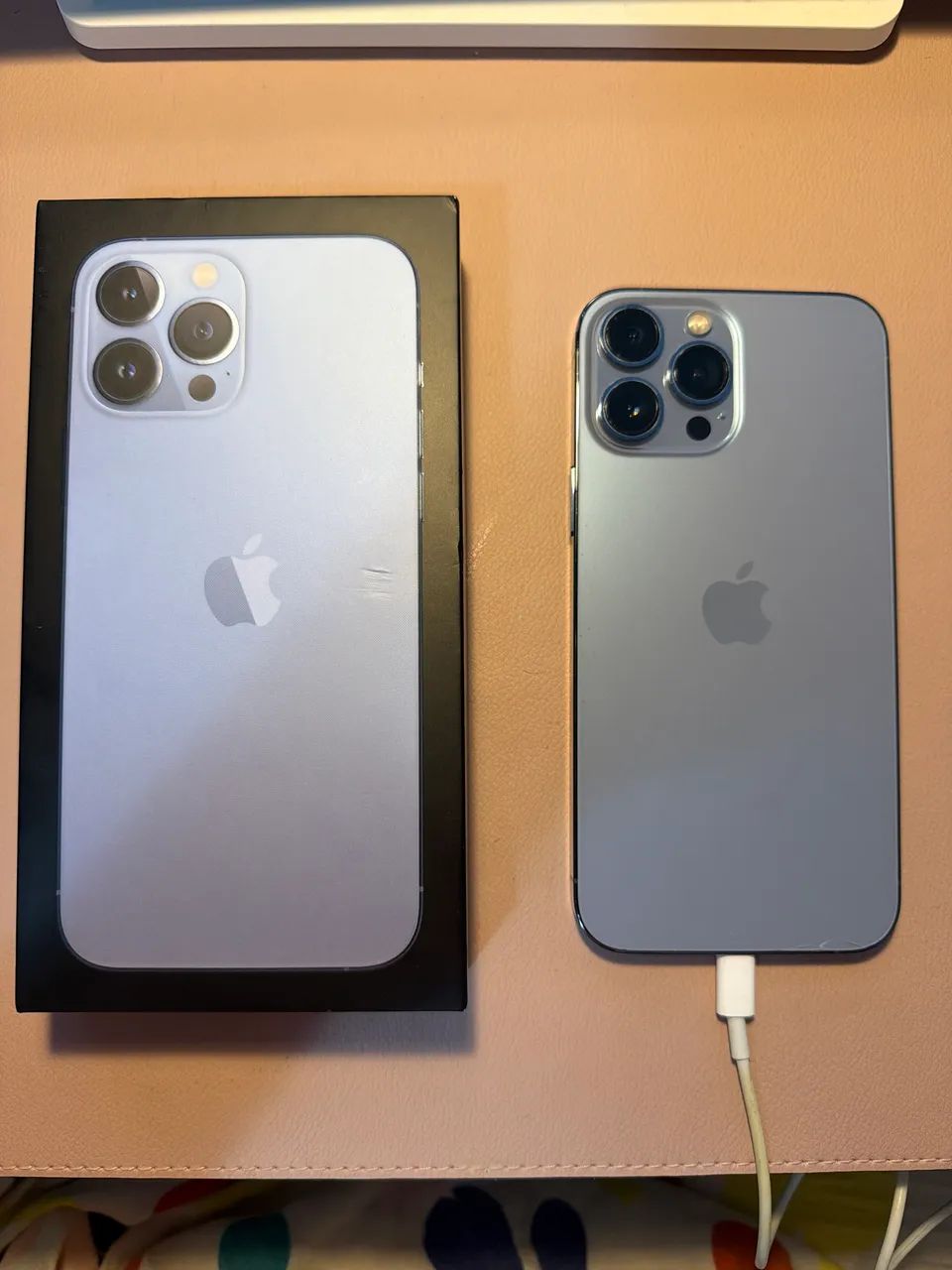 Iphone 13 pro max 256gb azul em bom estado - Foto 2