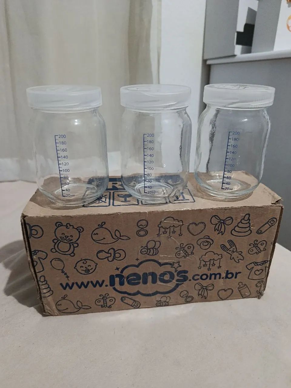 Potinhos de leite materno 