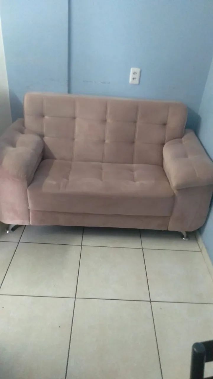 Vendo mesa mármore/ sofá de 2 lugares - Foto 4
