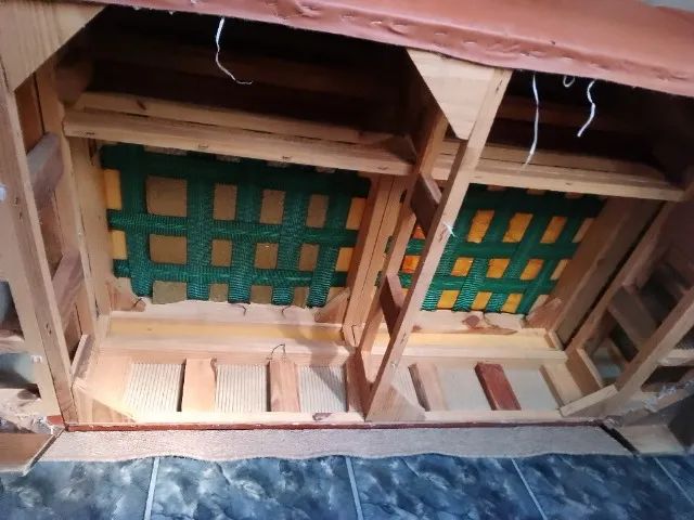 SOFA DE COURO MARROM 2 LUGARES - Foto 4