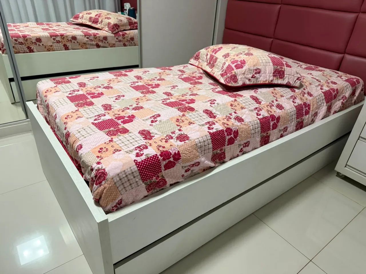 CAMA BOX DE SOLTEIRO COM CAMA AUXILIAR RETRÁTIL - Foto 4