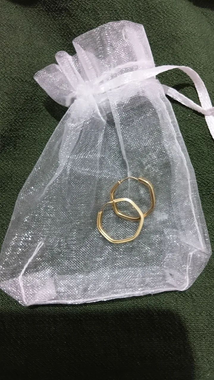 Argola de ouro 750 k - Foto 2