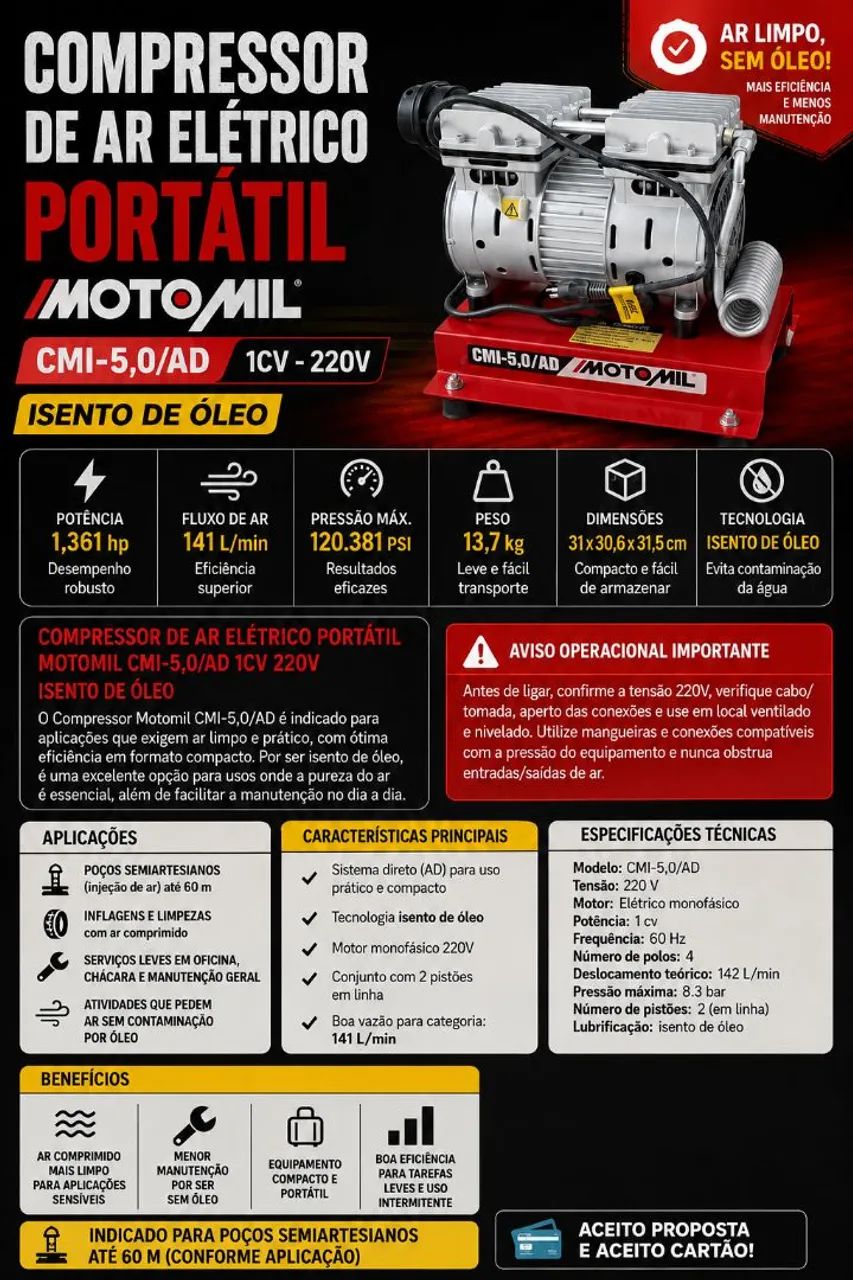 Compressor de ar - Foto 3
