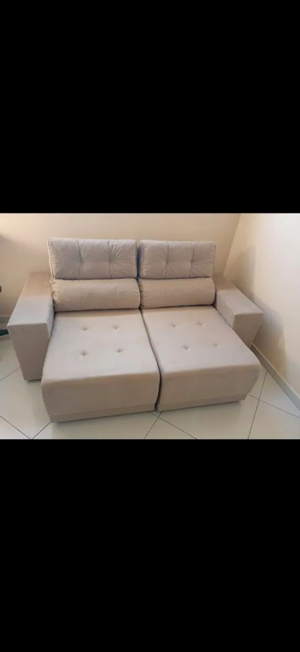 Sofá Retrátil e Reclinavel 2,00 Metros 
