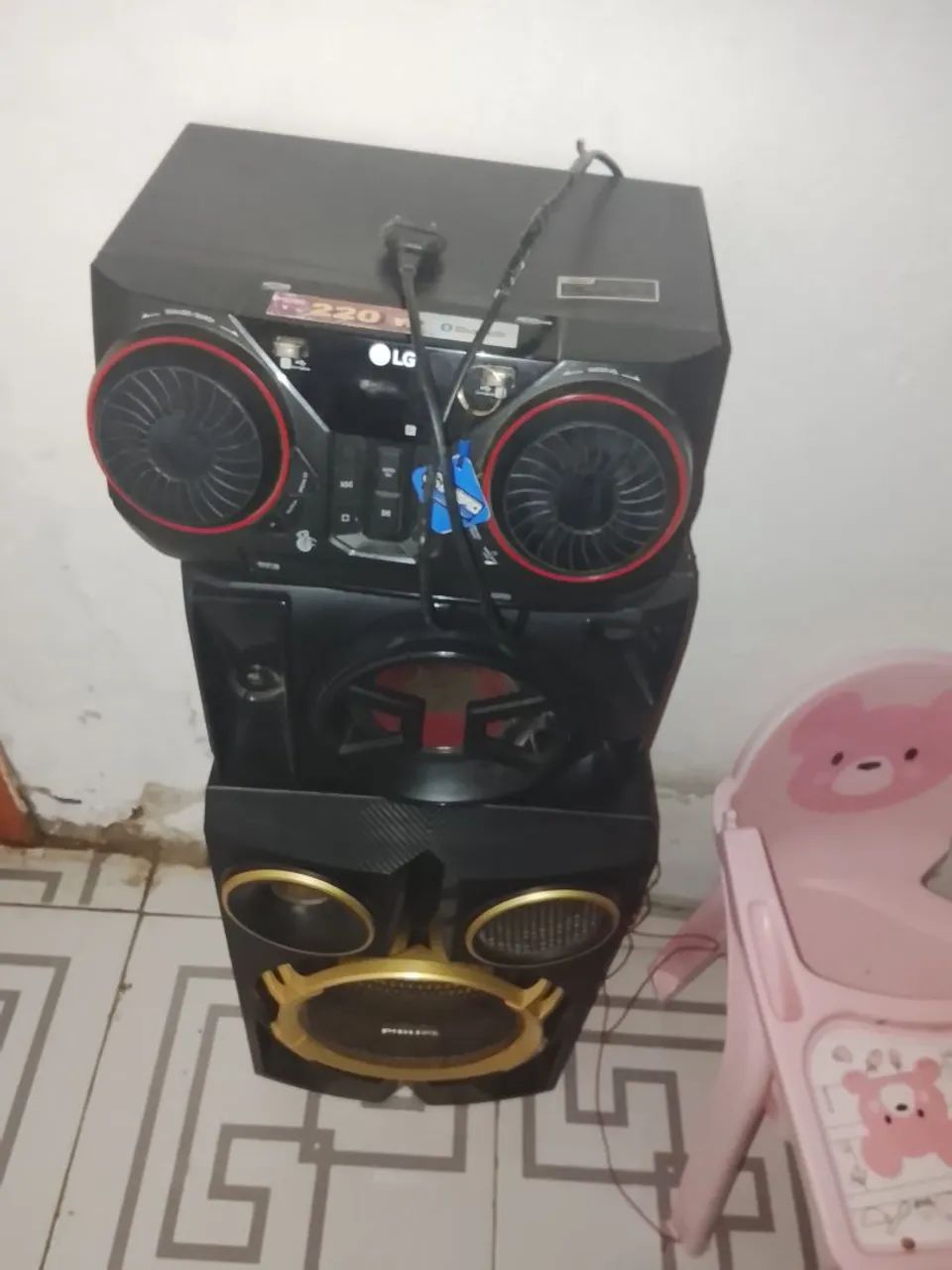 Mini system 220 watts 