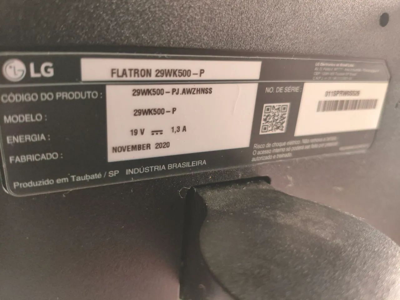 Vendo monitor LG 29 polegadas Ultrawide modelo 29WK500-P em excelente estado de conser - Foto 3