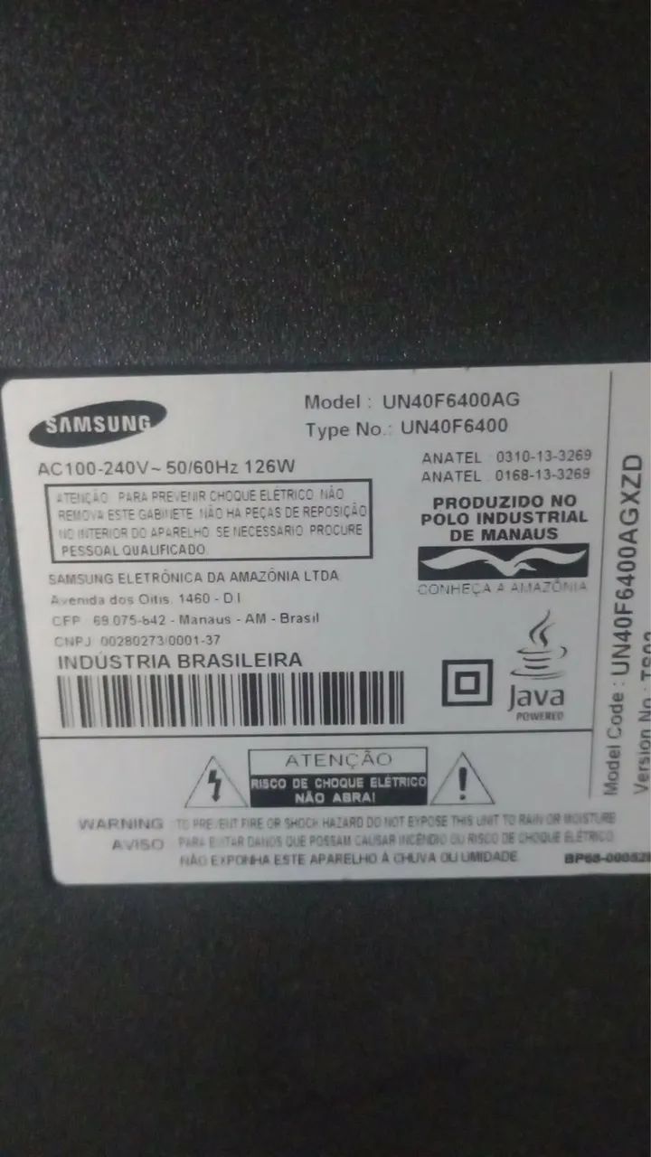 TV Smart Samsung 40 polegadas con problema no led - Foto 2