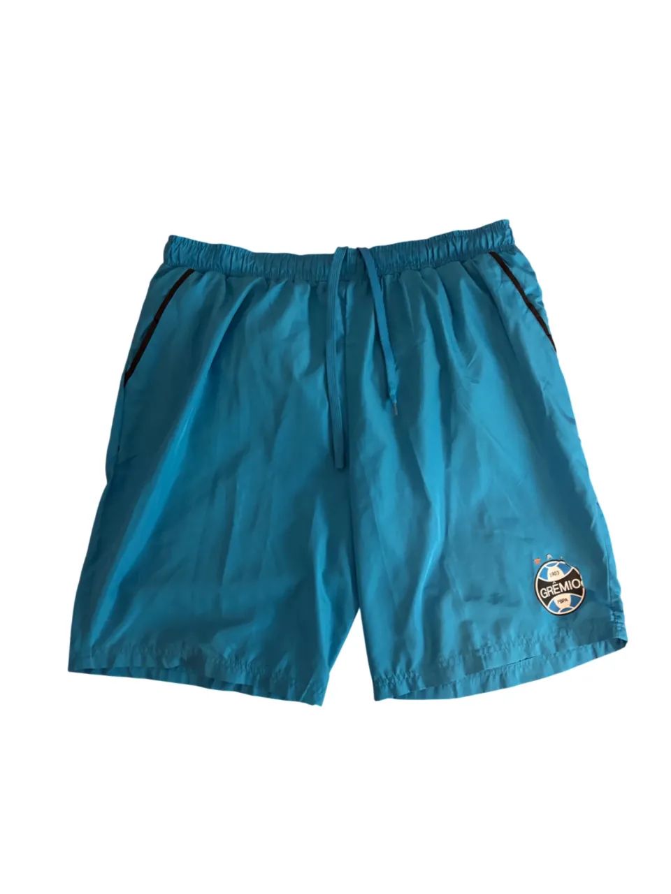 Calção Oficial do Grêmio na Cor Azul-Celeste