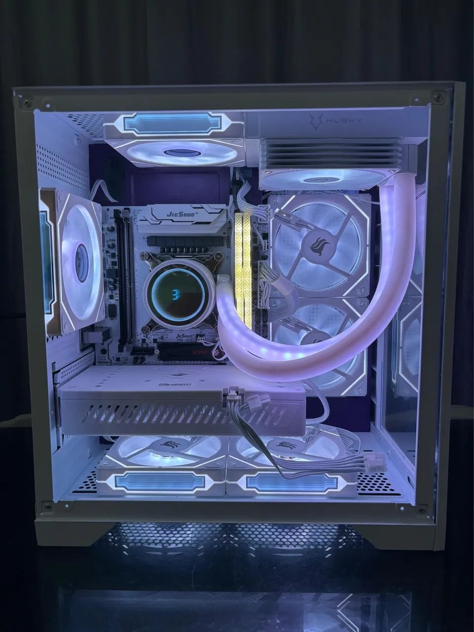 Pc Gamer Rx 580, full white - Foto 2