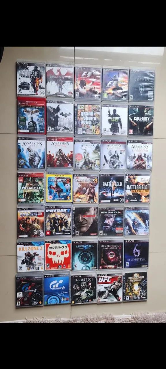 Jogos PS3, 40 Reais Cada