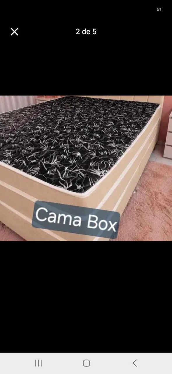 Cama box casal + cabeceira  - Foto 3