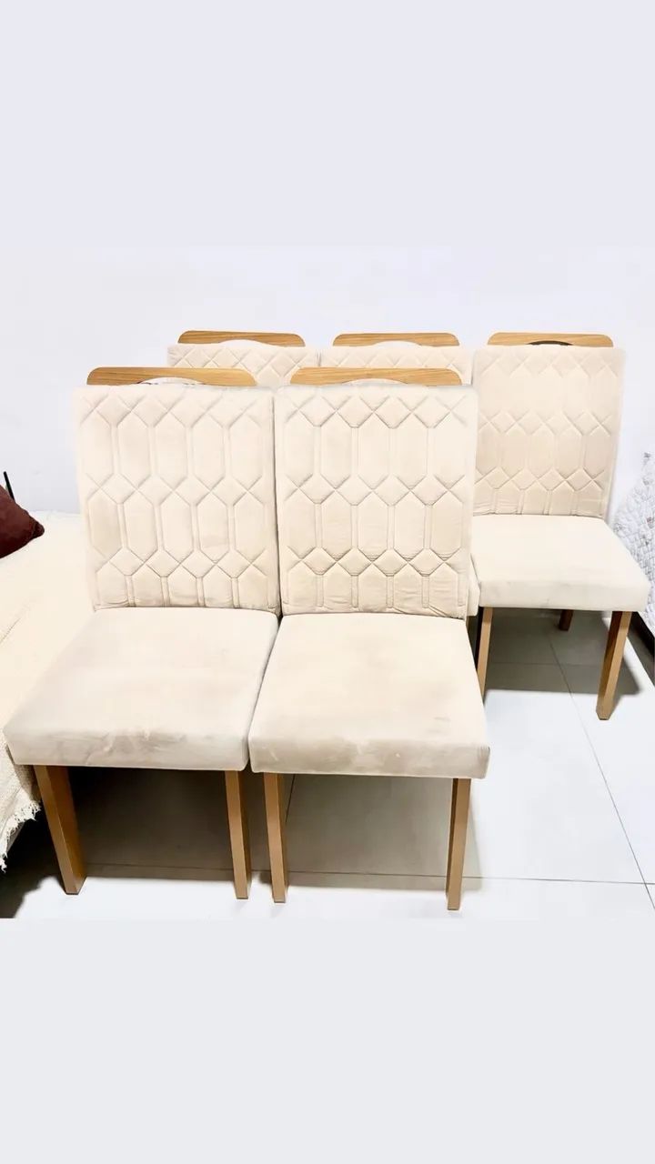 Conjunto de Cadeiras Acolchoadas 65566201996290120
