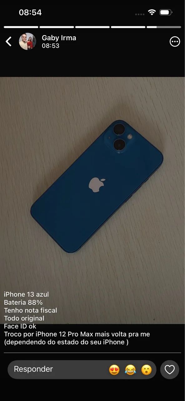 iPhone 13 azul 