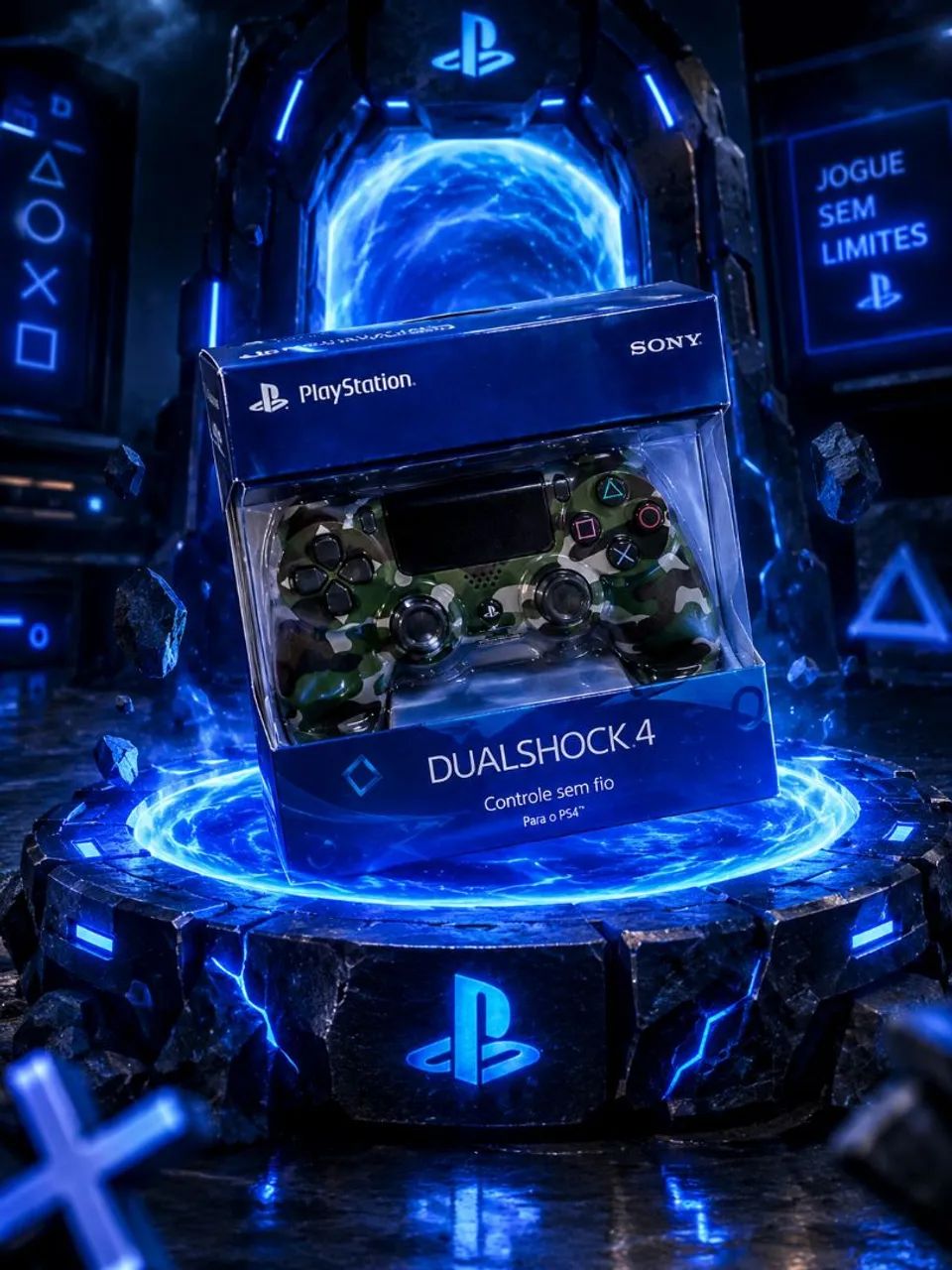 Controle de Ps4 Dualshock 4 - Foto 3