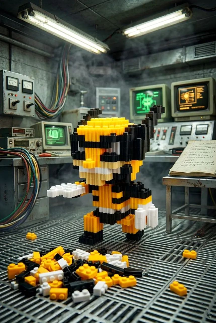 Boneco Blocos de Montar | Wolverine 