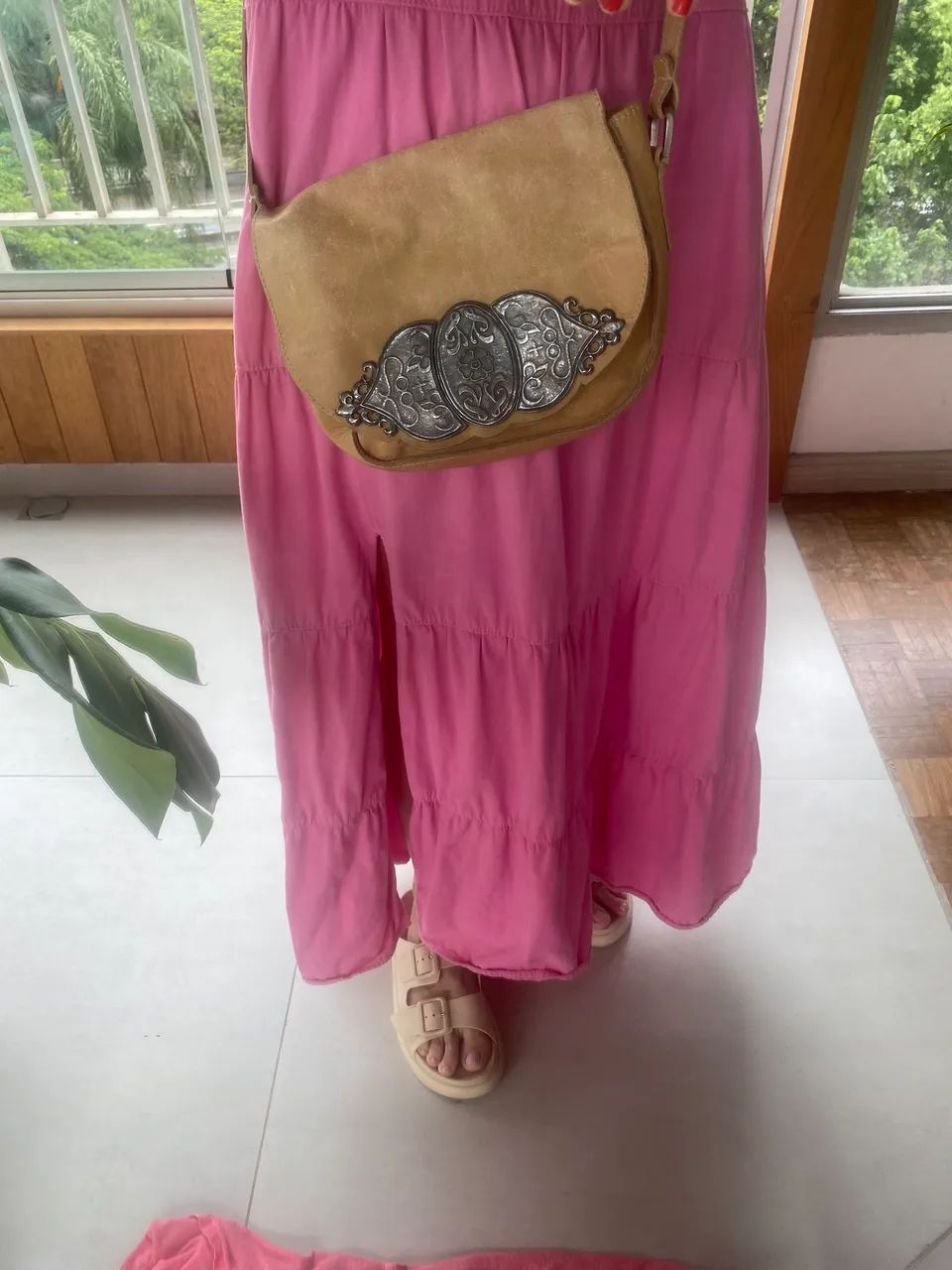 BOLSA couro COURO BOHO DRESSTO  - Foto 4