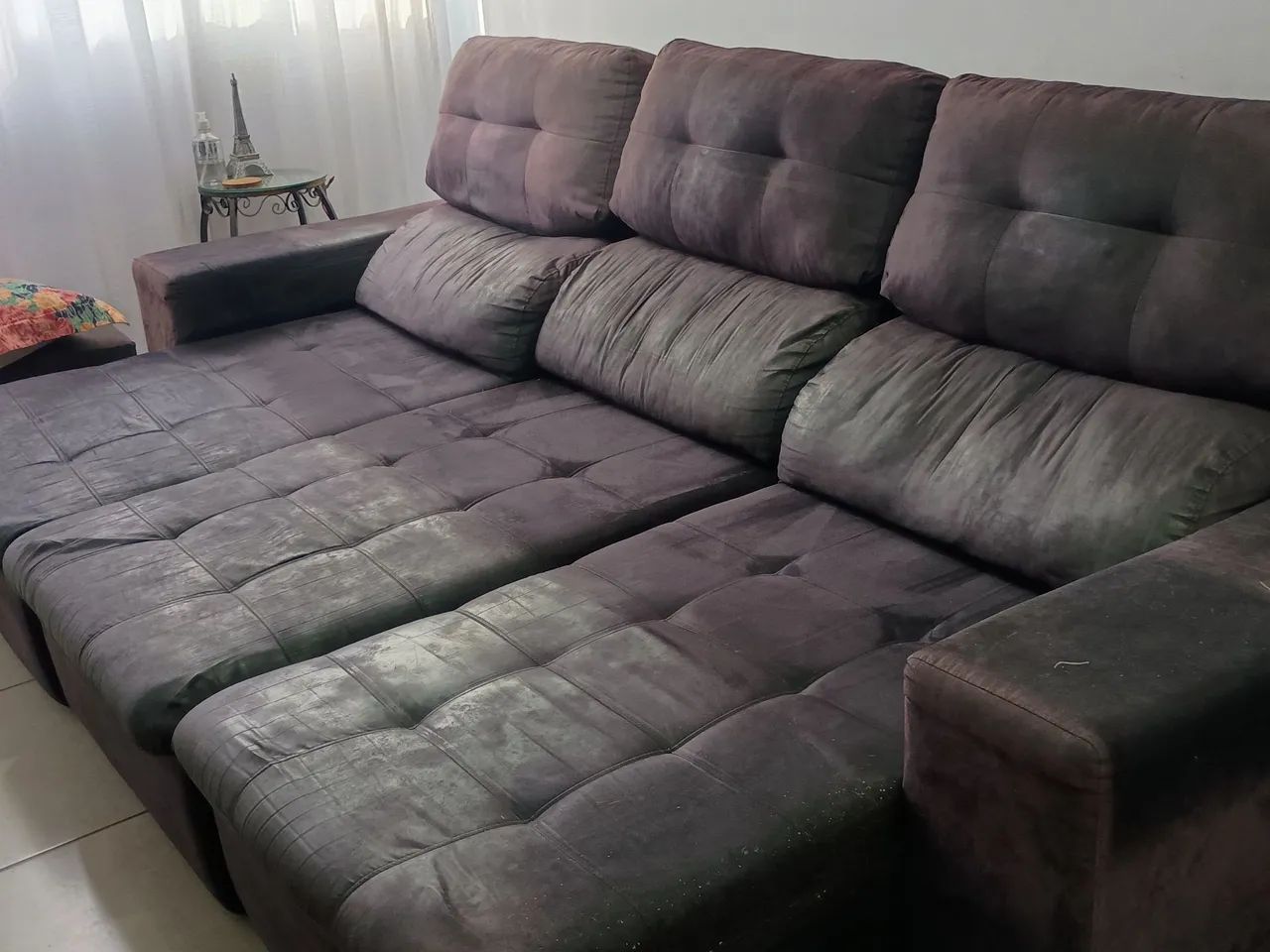 Sofá retrátil 3 lugares  - Foto 2