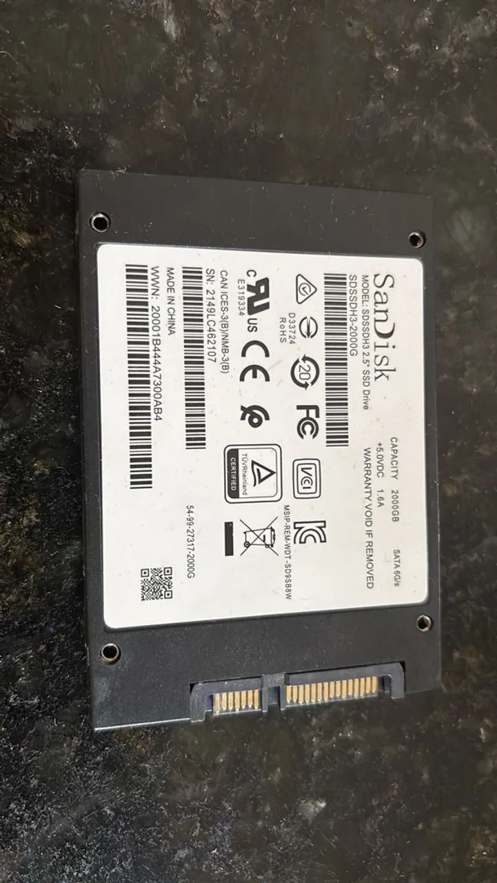 SSD SATA 2tb  - Foto 2