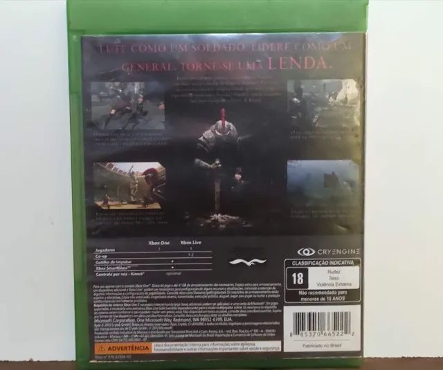 Jogo Original Usado Ryse -Son of Rome  Xbox One Mídia Física - Foto 2
