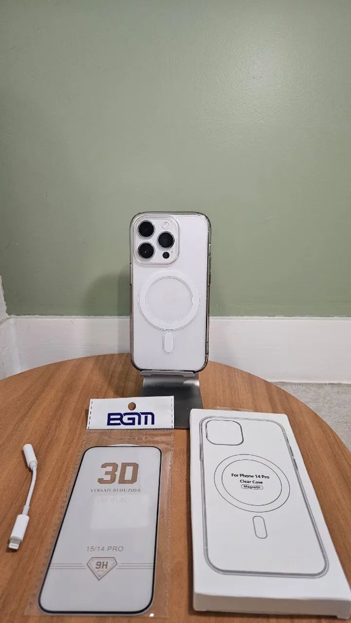 Apple iPhone 14 Pro (128 Gb) - Branco - Celulares e Smartphones