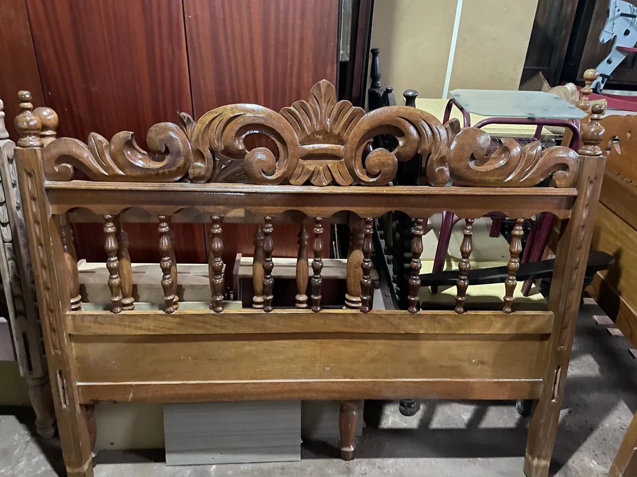 Cama de Casal Madeira Maciça 