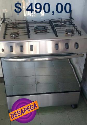Fogão semi novo inox 5 bocas Upp Desapega