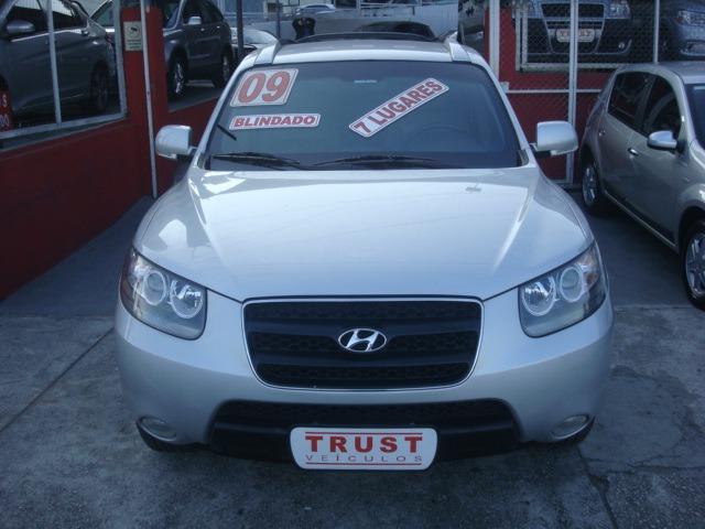 Hyundai Santa Fe 2009 ! 7 lugares ! Blindado! Bx Km! - Foto 3