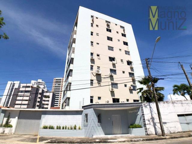 Apartamento projetado com 3 dormitórios, 2 vagas, à venda, 110 m², por r$ 275.000 - papicu