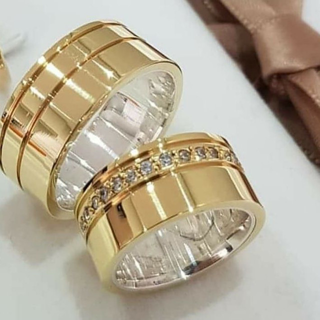 ALIANÇAS COM Á MESMA DURABILIDADE E COR DO OURO COM GARANTIA PERMANENTE ? - Foto 5