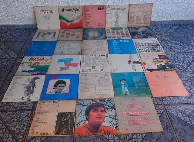 Lps - lote com 28 discos de vinil - Música Italiana - Foto 2