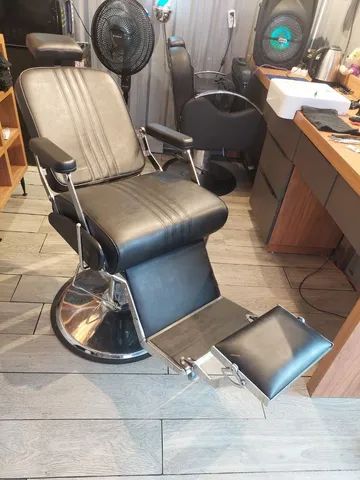 cadeira de barbeiro da D.H.OSTER 