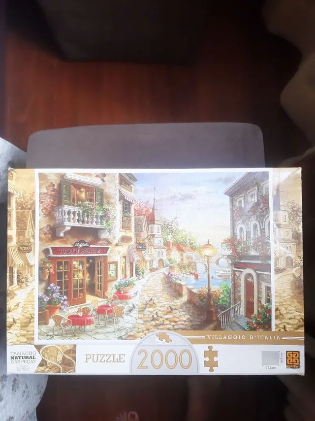 Quebra Cabeça Puzzle Villaggio Di Italia 2000 Peças - Grow