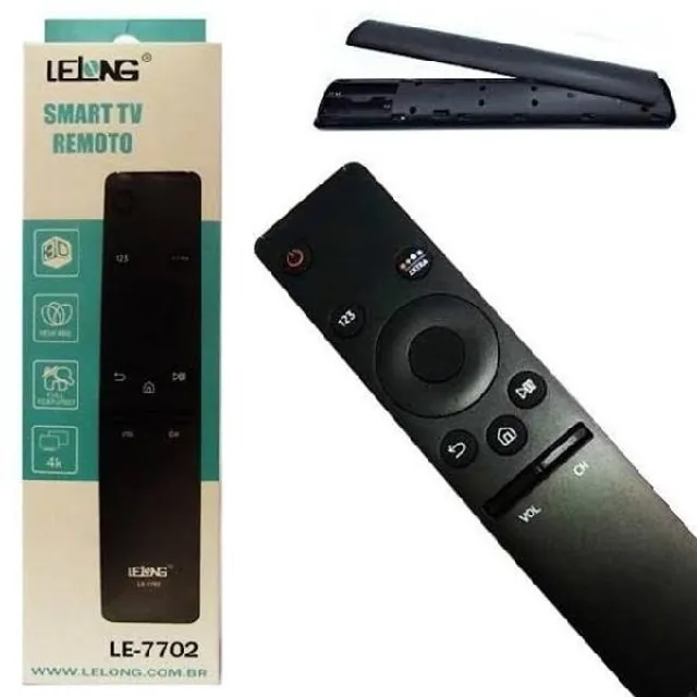 CONTROLE REMOTO TV SMART SAMSUNG 4K COM TECLAS NETFLIX PRIME VÍDEO LE-7714