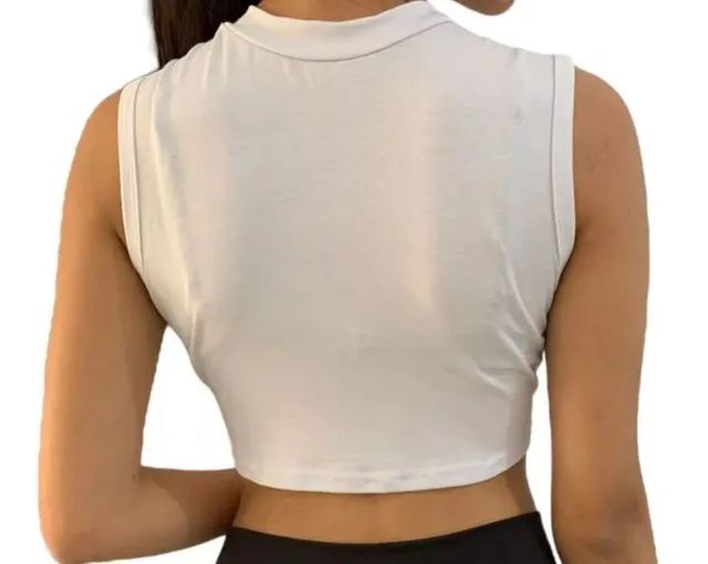 Top cropped feminina  - Foto 5
