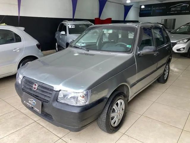 Fiat Uno Mille Fire Flex, cor prata (18248)