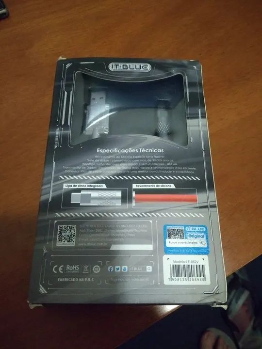 Cabo IT-Blue Turbo 6A LE-862V Novo - Foto 2