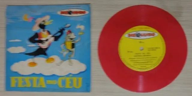Coleção Disquinho - Festa no Céu e Patinho Feio (LPs vinil original de 1960)
