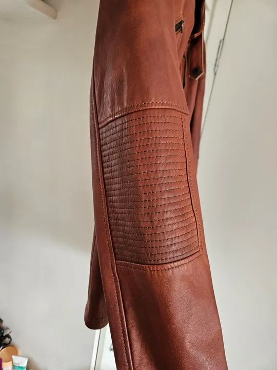 Casaco de couro (verdadeiro!) Argentino - Foto 6