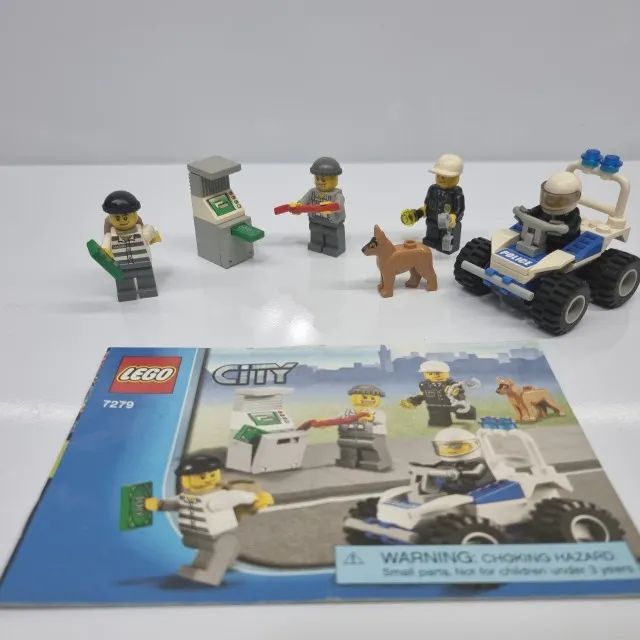 Lego City 7279 Coleção de minfiguras da Polícia (original)