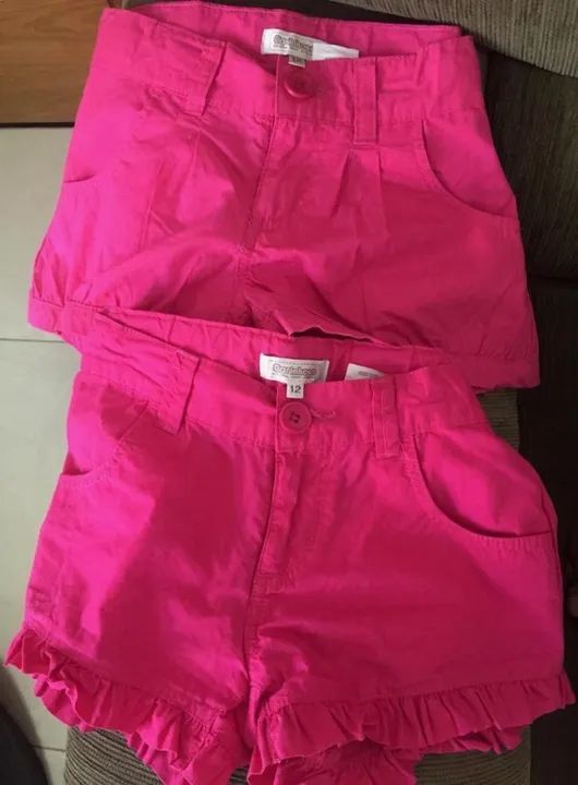 2 Shorts + 1 Bolero Tam. 12 (Marca Carinhoso) - Foto 2