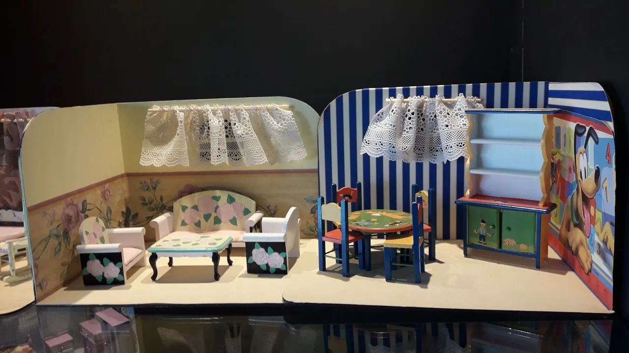 Mini móveis para casinha de boneca - Foto 4