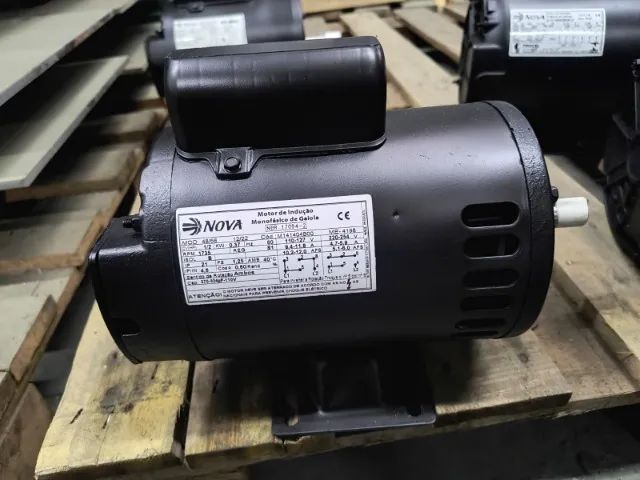 Motor Elétrico Nova Motores 1/2 CV 4 Polos Monofásico Seminovo