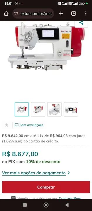 Pespontadeira industrial direct drive - Foto 5