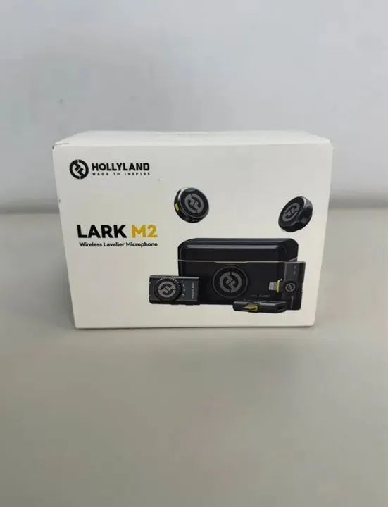 Microfone Hollyland Lark M2 Combo Professional Lapela Wireless