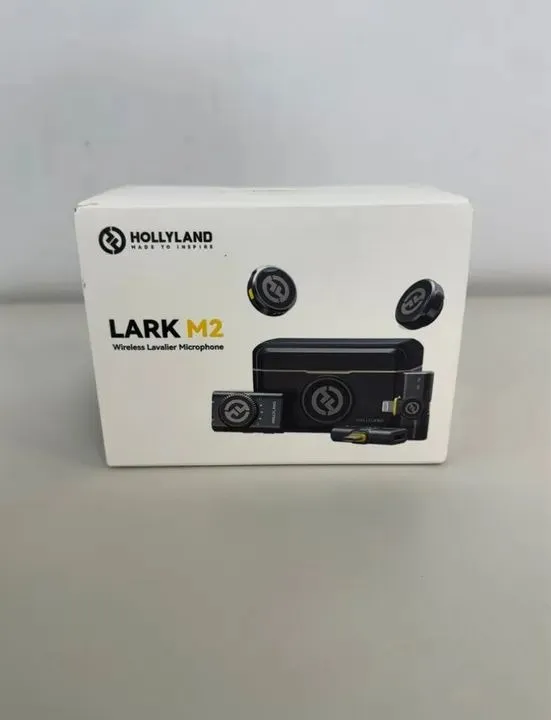 Microfone Hollyland Lark M2 Combo Professional Lapela Wireless