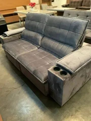 Sofá Retrátil e Reclinável Detetiv - Foto 2