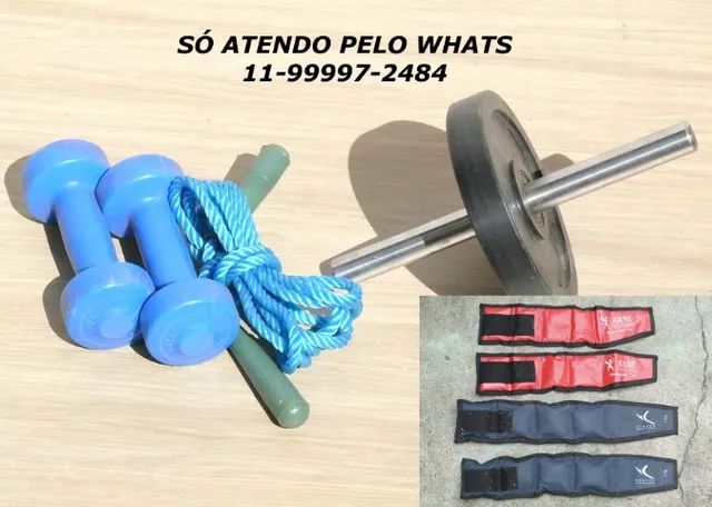 Kit exercício 6 peças LEIA o anúncio