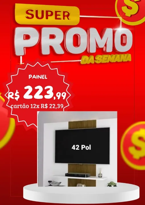 Painel Novo/Entrego Hoje/ pagamento na entrega/Varias opções